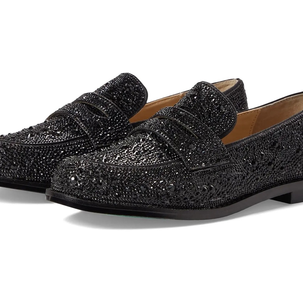 Betsey Johnson Aron Black Flats 7.5 never worn